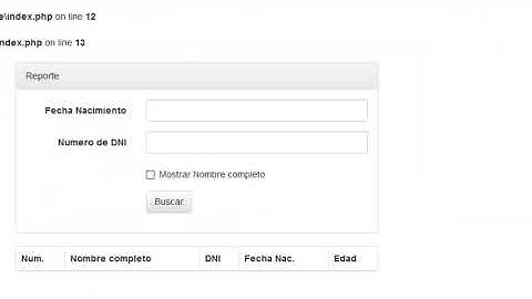 reporte con php, buscador con consultas dinamicas mysql