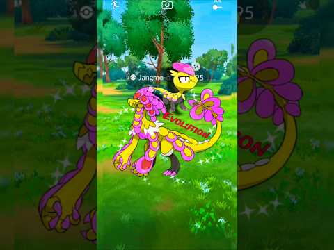 Shiny Jangmo O Evolution In Jangmo O Community Day Pokemongo Pokemon Shorts