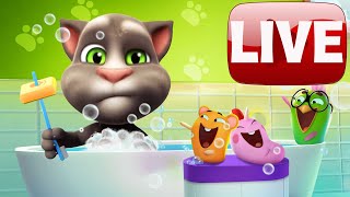 Talking Tom  LIVE 🔴 En İyi Çizgi Filmler 🐱 Super Toons TV Animasyon