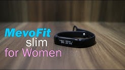 MevoFit Slim Smart Fitness Band for Women, Activity Tracker, Period, Ovulation Tracking