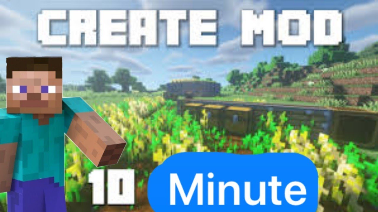 minecraft wheat farm in create mod 😀 - YouTube