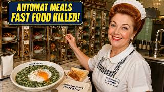 25 FORGOTTEN Automat Meals From the 1950s That Vanished When Fast Food Arrived