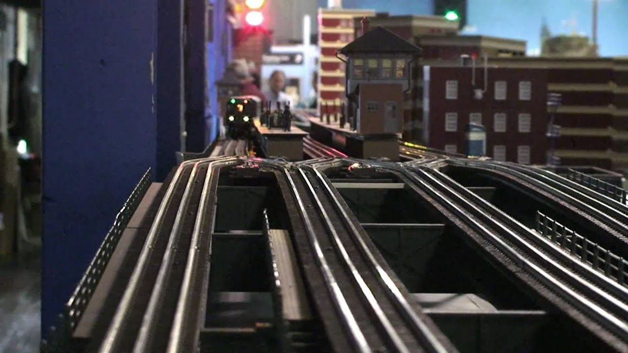  MTH MTA Subways and Freight Layout January 2011, Paterson NJ - YouTube