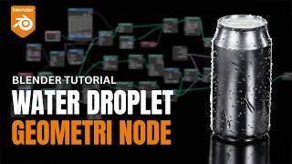 Realistic Water Droplets & Dripping Condensation on Soda Can – Blender Tutorial 2026