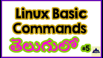 Linux Basic Commands In Telugu