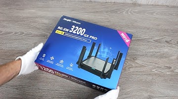 Ruijie Reyee RG-EW3200GX PRO Router Unboxing