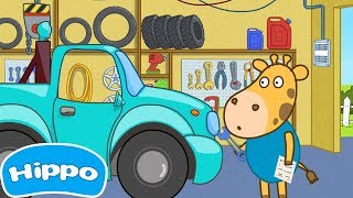 Hippo 🌼 Kinderwagen-Garage 🌼 Karikatur Spiel für Kinder screenshot 1