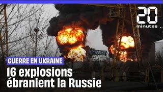 GUERRE EN UKRAINE :LA RUSSIE ESSUIE DE MULTIPLES ATTAQUE SUR SON TERRITOIRE