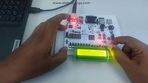 Learn FPGA 11: Displaying 4x4 Multiplier output on 16x2 LCD using EDGE Spartan 7 FPGA  Board