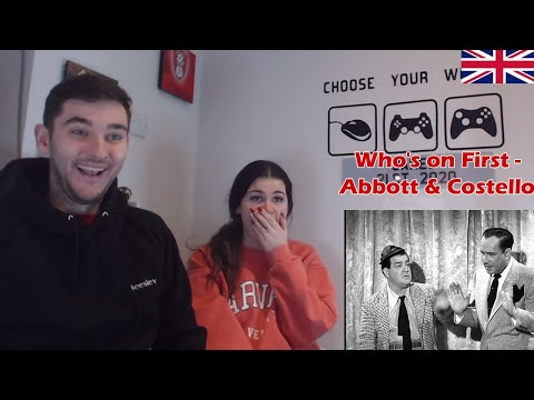 British Couple First Time Reaction To Who's On First - Abbott x Costello