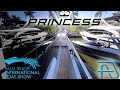 Princess Y85 at the 2021 Palm Beach International Boat Show