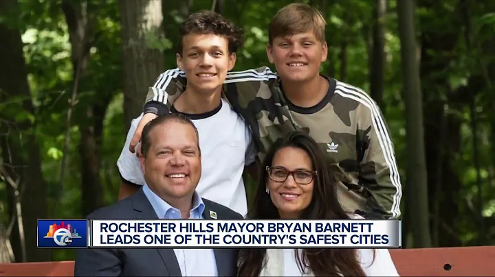 Rochester Hills Mayor Bryan Barnett leads one of t...