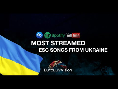 Ukraine 🇺🇦  in Eurovision TOP 18 Most Streamed Songs: Shazam, YouTube & Spotify (2003-2021)