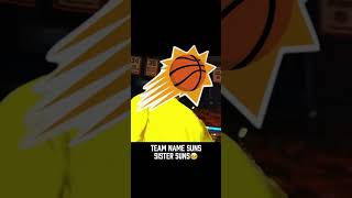 My sister guessing nba teams ✌️#nbaedits