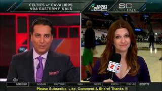 Rachel Nichols on LeBron James \& Cleveland Cavaliers vs Boston Celtics in Game 5  2018 NBA Playoffs