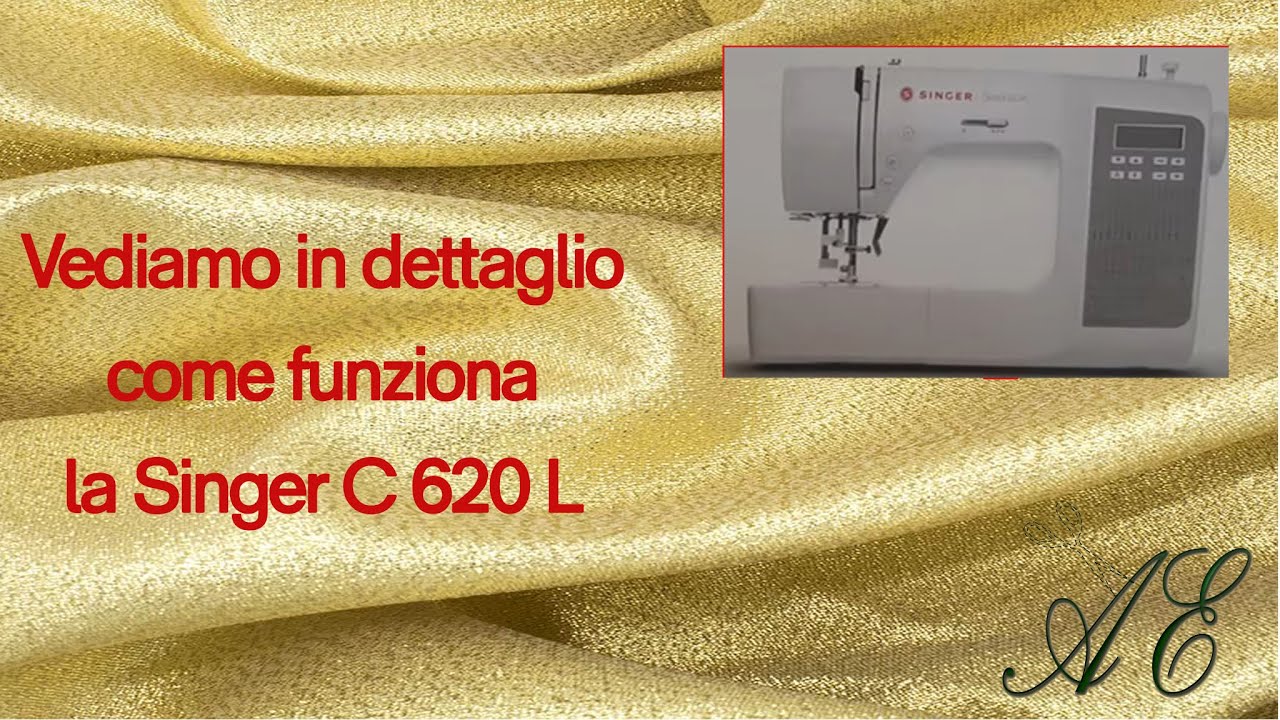Let's see in detail how the Singer C 620 L works - YouTube