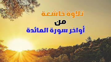 تلاوة مؤثرة من اواخر سورة المائدة - كأنك تسمعها لأول مرة