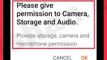 Moj App Fix Please give permission to camera storage and Audio Problem Solve