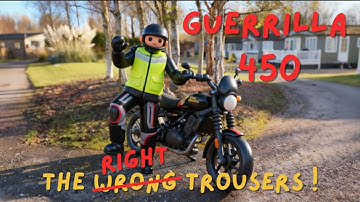 Royal Enfield Guerrilla 450 | My Winter Motorcycle Gear | Spada Ascent 2.0  Trousers
