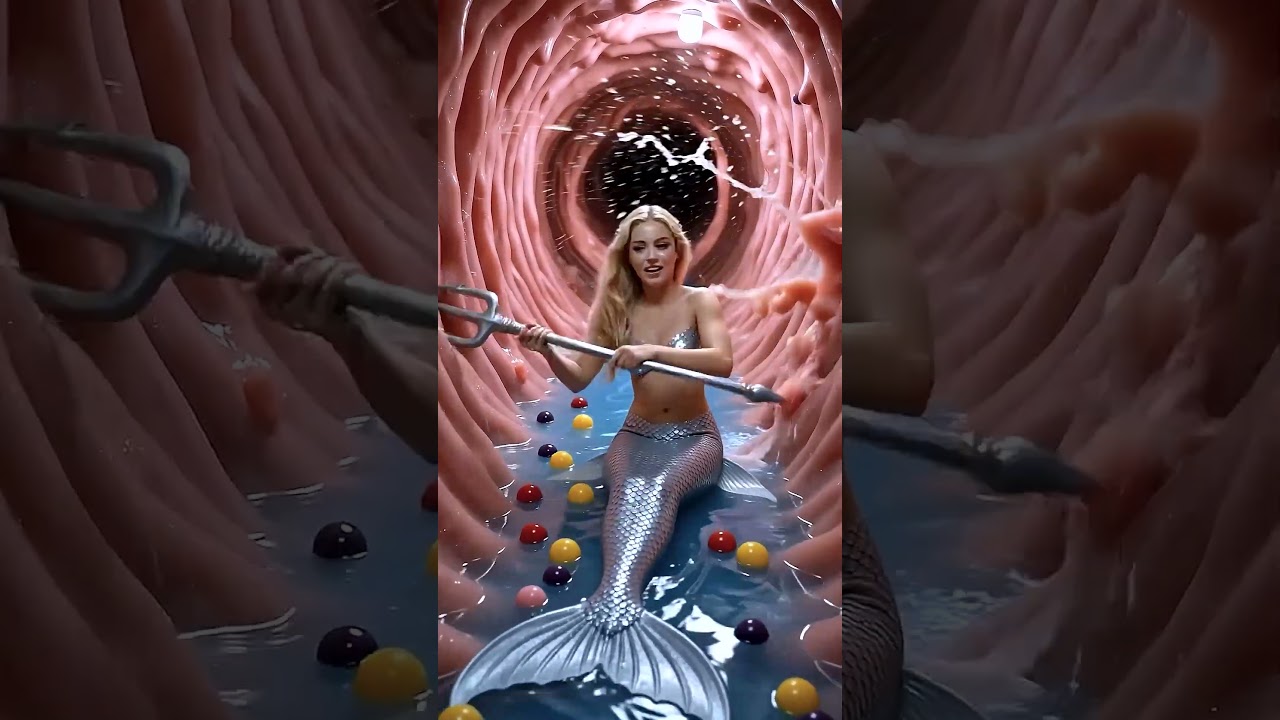 The guy regretted eating the mermaid 🧜🏻♀️😂