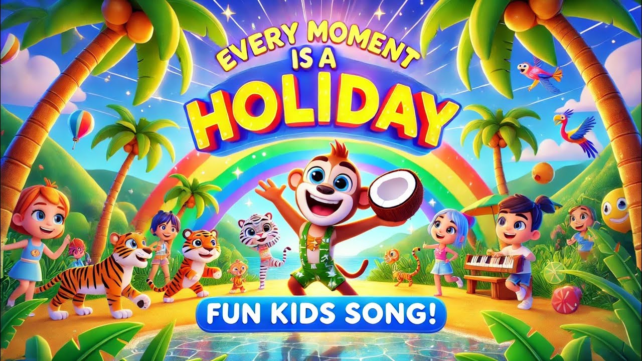Every Moment Is a Holiday | A Fun Jungle Adventure Kids Song 