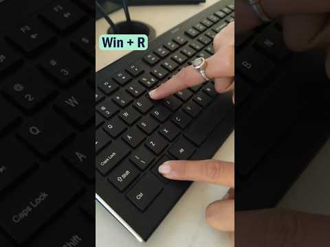 Quick Windows Tip: Open Run with Win + R #shorts