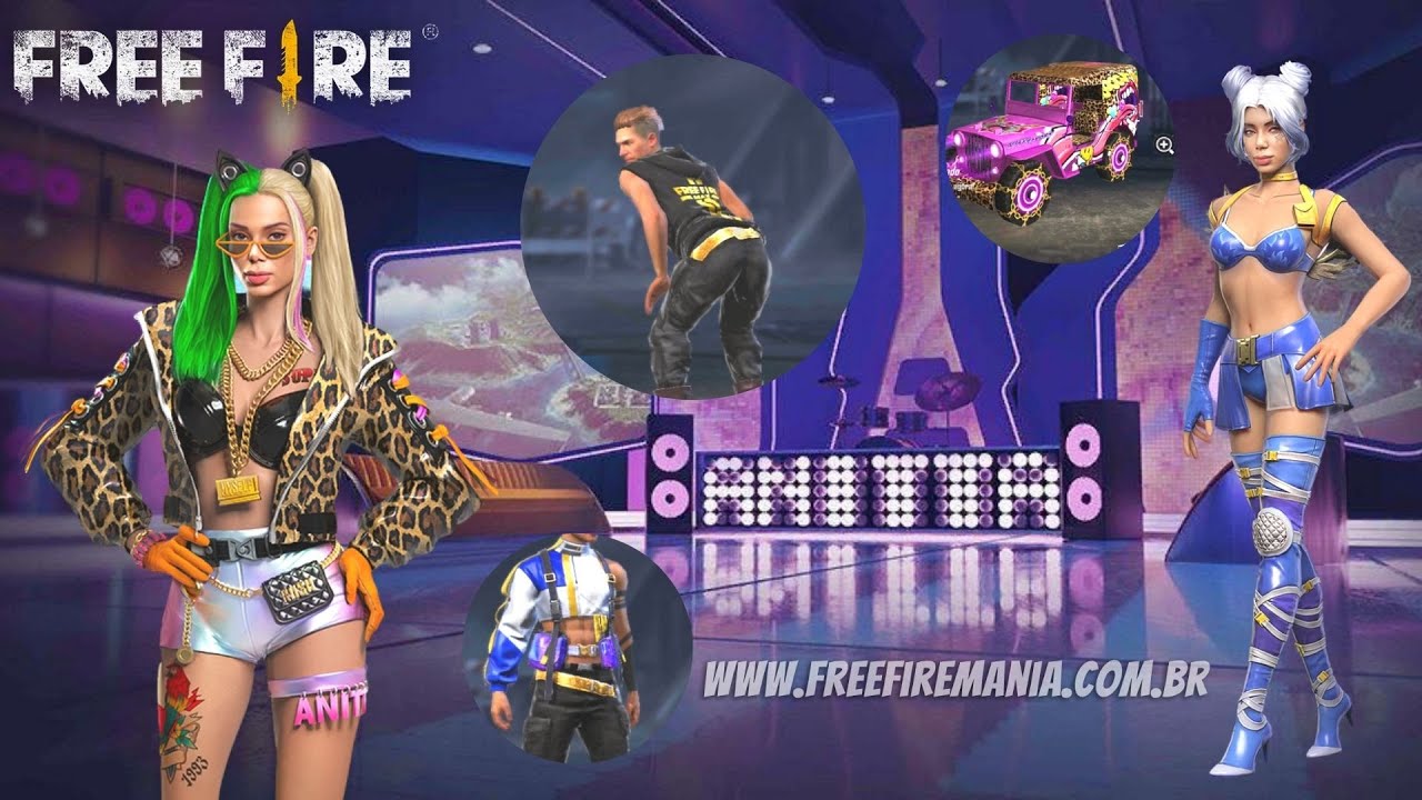 Anitta usa look parecido com skin de Free Fire e chama Nobru para jogar, free  fire