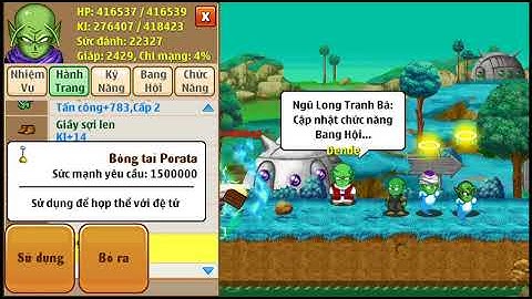 Ngọc Rồng Online - Bii Mang Níck Sv2 Đi Pk Quẩy Nát Làng Namếc