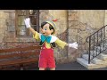 Cute and Funny Pinocchio Feels Sleepy Disneyland Meet and Greet