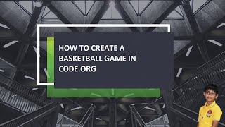 How to create a basketball game in code.org