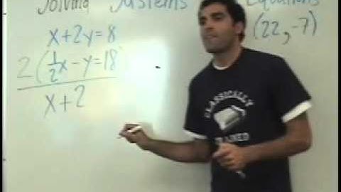 Algebra 2- Solving Systems of Equations