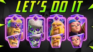 BEST THING in CLASH ROYALE in A WHILE! EVOLUTIONS