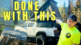 Why I STOPPED Using My Truck Camper (THE TRUTH)