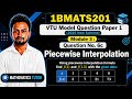 Numerical Methods Problem Solved | Piecewise Interpolation Technique