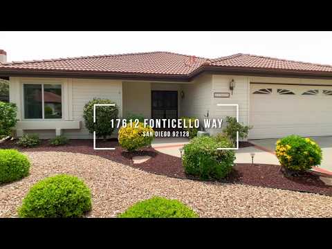 17612 Fonticello Way, San Diego, CA home video tour
