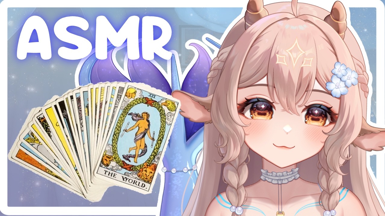 【 Yuchi ASMR 】Soft Spoken Tarot & Horoscopes ♡ Handcam ♡「Vtuber」