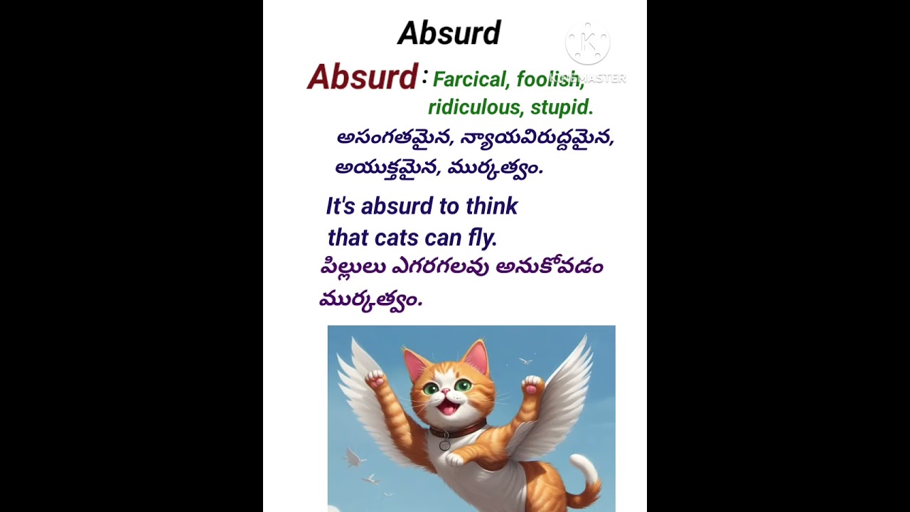Absurd meaning# English vocabulary 