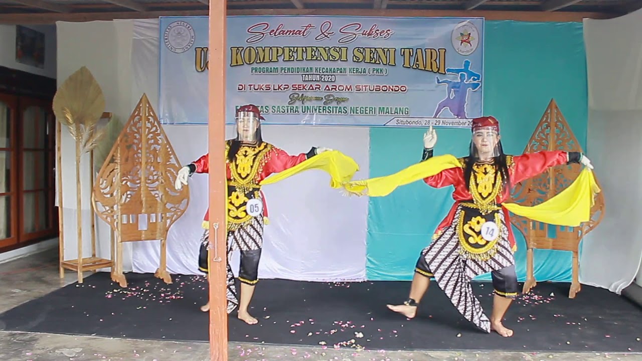 Tari Remo Indria/LKP SEKAR AROM SITUBONDO/Uji Kompetensi Peserta Didik Program PKK th 2020