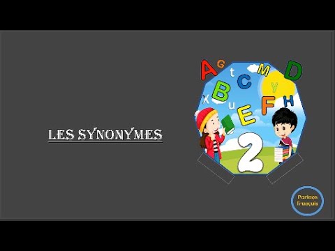 Les Synonymes - Français - YouTube