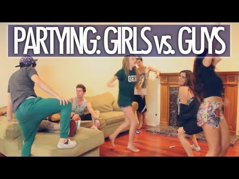 Partying Girls Vs. Guys