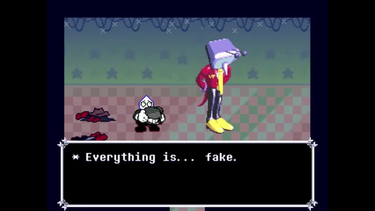 DELTARUNE CHAPTER 5 - TENNA AND MIKE DIALOGUE (official newsletter) but VOICE ACTED