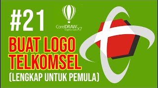 Cara Membuat Logo Telkomsel (lengkap dan detail untuk pemula) di CorelDraw