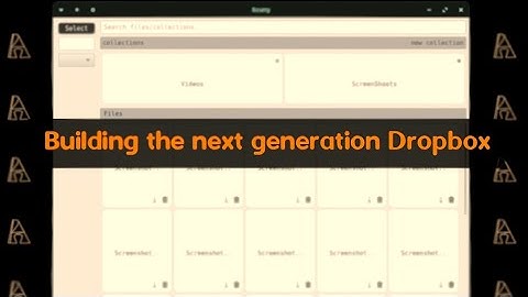 i was trying to build dropbox clone