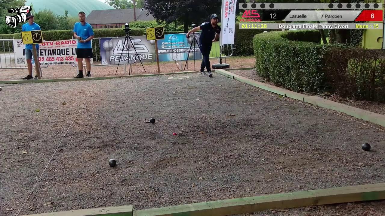 Miniature de la vidéo : Pétanque 2025: Journée finale Qualif Fanny Bivort Doublette