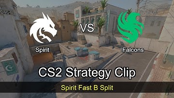 Spirit Fast B Split - Dust2 G1R12 | Spirit | BLAST Rivals 2025 Season 2 #cs2 #counterstrike2