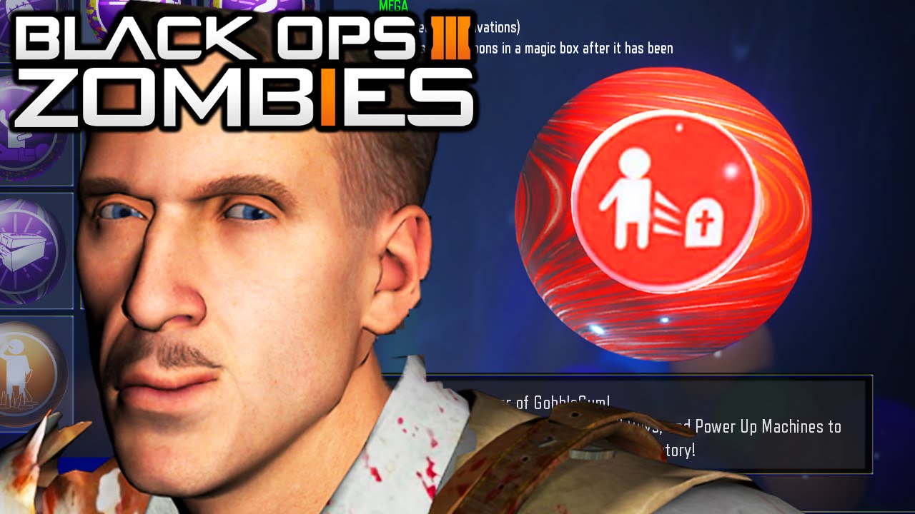 Black Ops 3 Zombies - SECRET GUMBALL! Gobblegum DLC? (Black Ops 3 Zombies Gameplay)