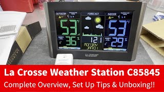 La Crosse C85845 Weather Station Full Review, Unboxing & Set Up Tips!!