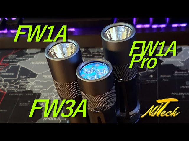 Lumintop FW1A vs FW3A vs FW1A Pro! | Review | Beamshots! - YouTube
