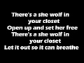 she wolf (lyrics) - shakira - (HQ)