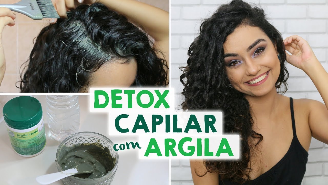 DETOX CAPILAR CASEIRO com ARGILA | Morena Raiz